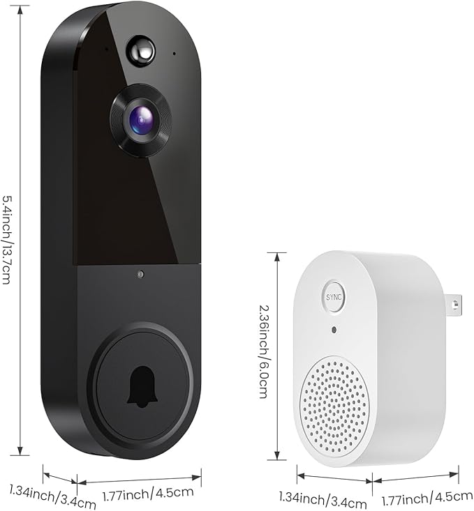 BotMelt 1080P Wireless Video Doorbell Camera with Doorbell Receiver - image 9