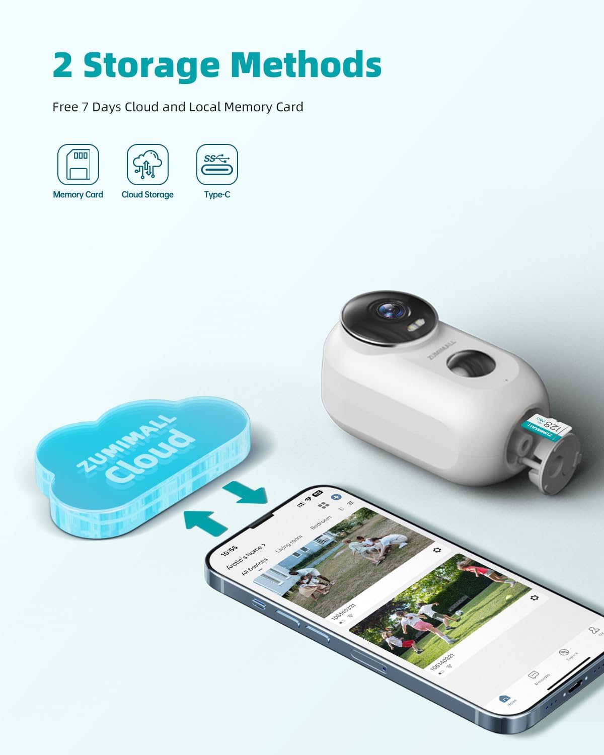 ZUMIMALL Security Cameras Wireless Outdoor with Magnetic Mount - image 8