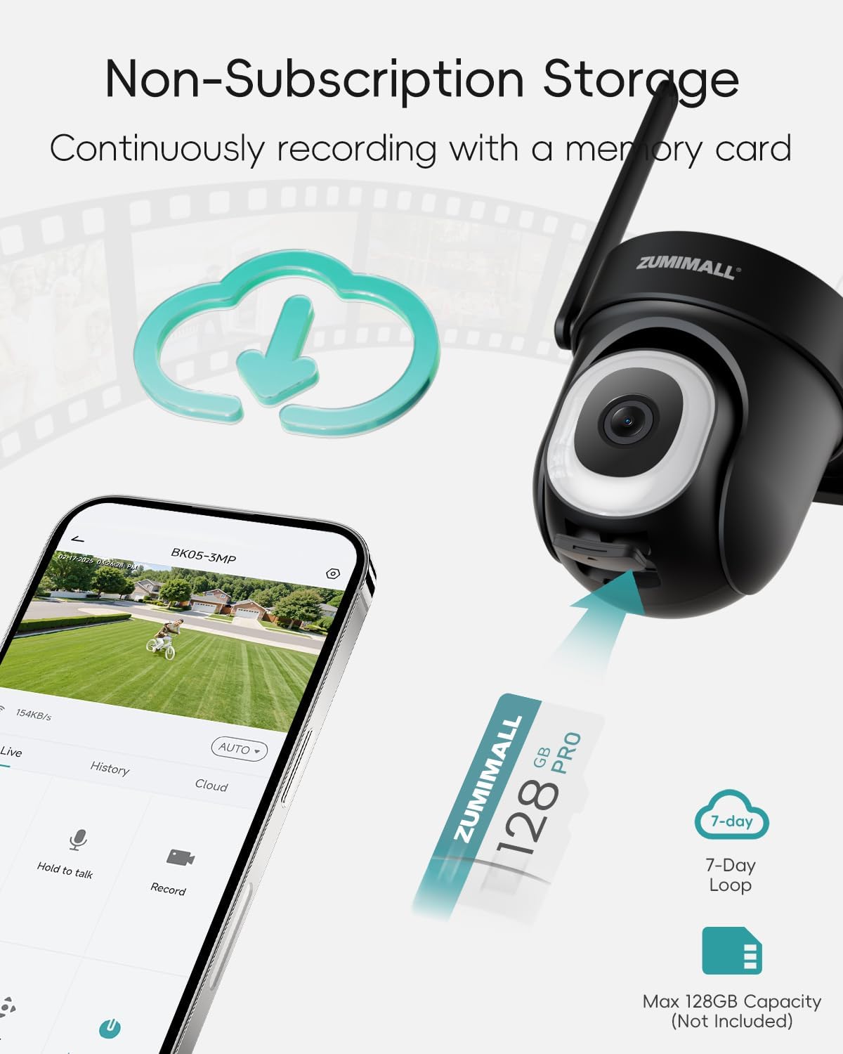 ZUMIMALL Cameras for Home Security 2-Pack (Black) - 2.4G/5G WiFi - image 8