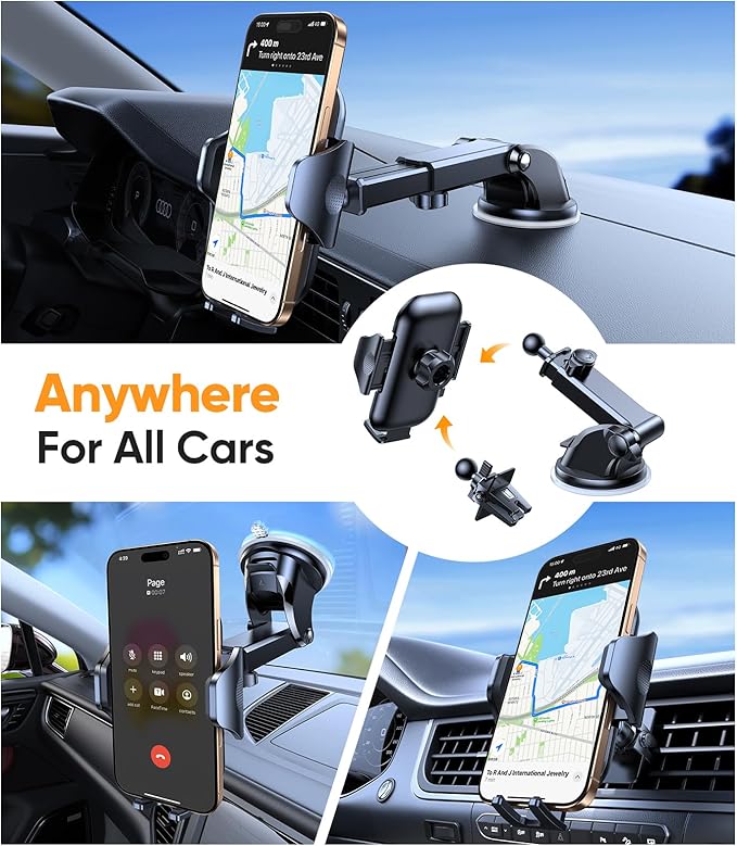 VICSEED Dark Blue Phone Holders for Your Car [Upgraded True - image 7
