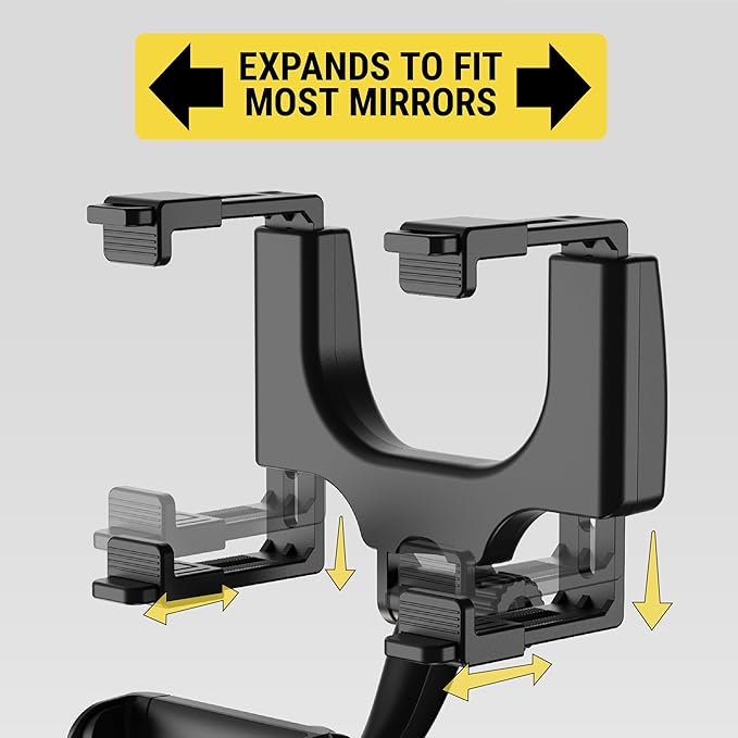 Scosche SUHRM Rear View Mirror Phone Holder - Comfort & Support - image 5