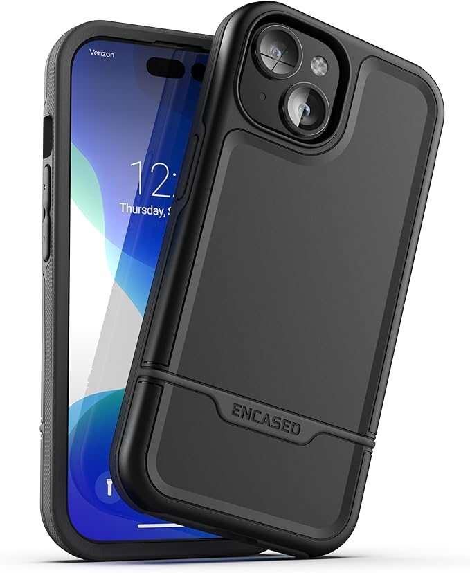 ENCASED Protective Belt Case Designed for iPhone 15 with Holster Clip - image 9