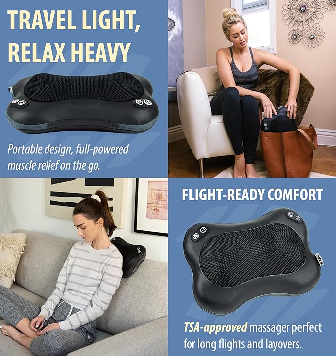 Zyllion Shiatsu Back and Neck Massager with Heat - Everyday Use - image 9