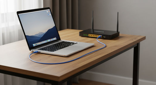 High-speed ethernet cable for reliable wired internet connection