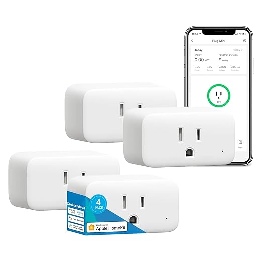【2025 】 SwitchBot HomeKit Smart Plug Mini 15A, No Hub Required - image 1