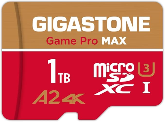 [5-Yrs Free Data Recovery] GIGASTONE 1TB Micro SD Card, 4K Game Pro - image 1