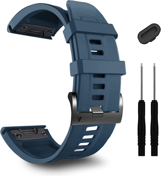 ZPJPPLX 26mm Compatible with Garmin Fenix 8 AMOLED 51mm/7X Pro/6X - image 1