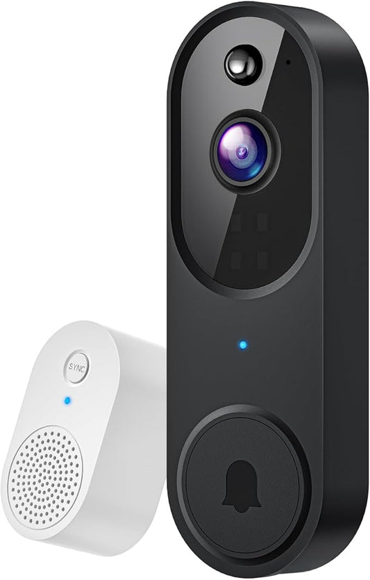 Guggre 1080P Wireless Video Doorbell Camera, Night Vision - image 1