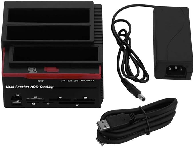 Zopsc USB 3.0 SATA/IDE HDD Docking Station Three-Bay Offline Clone HUB - image 7