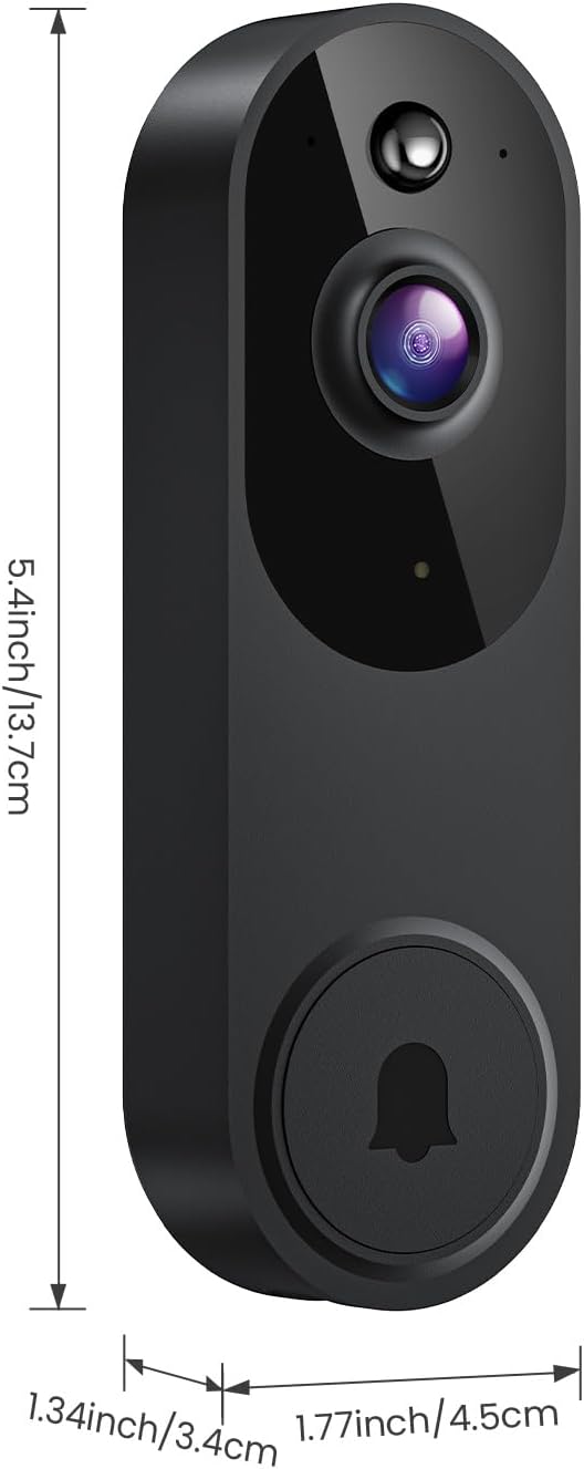 ModeJump 1080P Smart Wireless Video Doorbell Camera, Night Vision - image 8