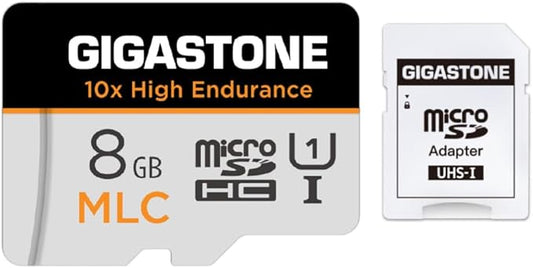 [10x High Endurance] GIGASTONE Industrial 8GB MLC Micro SD Card - image 1