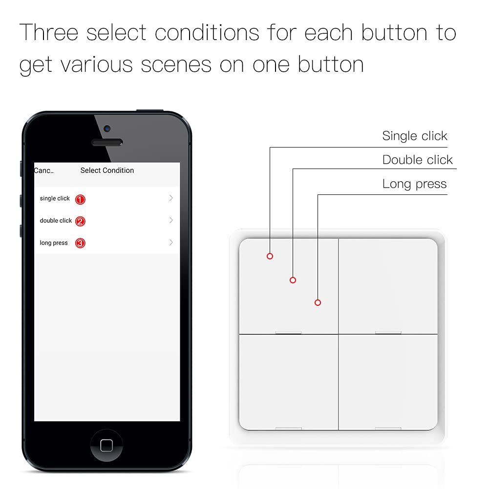 MOES ZigBee Wireless Remote Control Smart Switch Wall Panel - Everyday Use - image 4