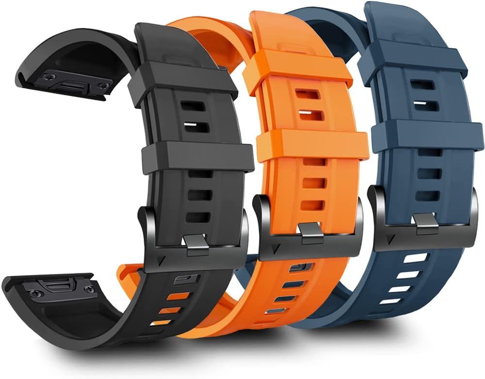 ZPJPPLX 22mm Quick-Fit Silicone Band Compatible with Garmin Fenix 8 - image 6