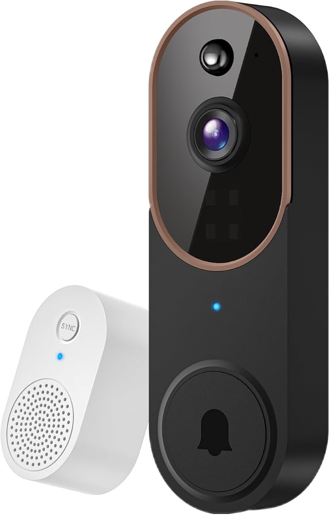 Guggre 1080P Wireless Video Doorbell Camera, AI Human Detection - image 1