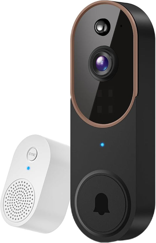 Guggre 1080P Wireless Video Doorbell Camera, AI Human Detection - image 1