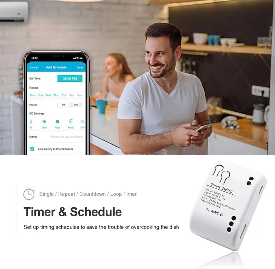 DEVICESHOPPING 1 Channel Tuya Smart Life WiFi Momentary Inching - image 5