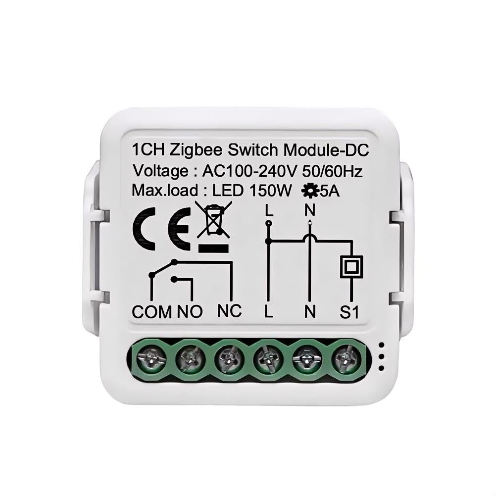 Ururtm 1 Channel DC 12V 24V AC 100/240V Tuya Smart Life app Dry - image 1