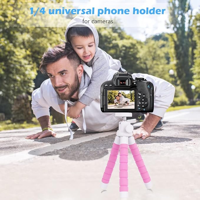 Ubeesize Portable Tripod Stand with Wireless Remote & Clip - image 3