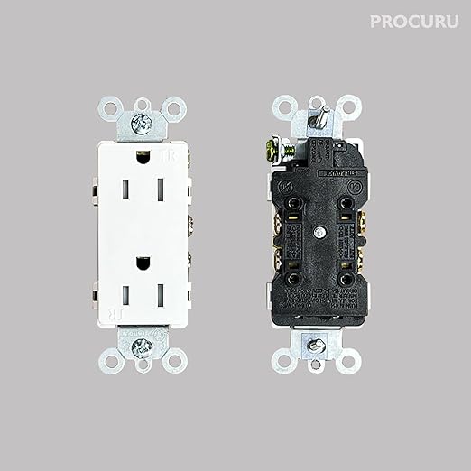 [160-Pack] PROCURU Wholesale 15 Amp Decorator Outlet Receptacle - image 2