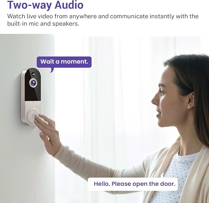 BoilNano 1080P Video Doorbell Camera Wireless, Cloud Storage - image 4
