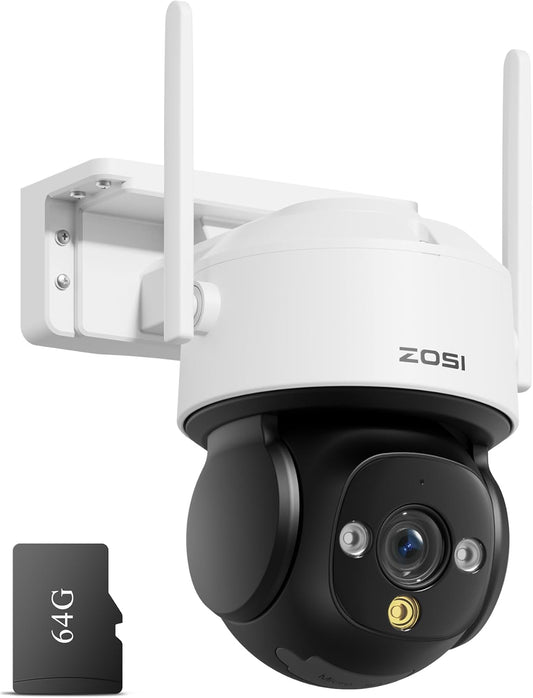 ZOSI C290 4K 8MP UHD Wired WiFi Security Camera Outdoor Indoor - image 1