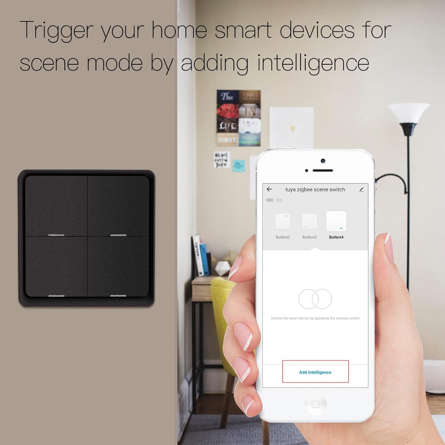 MOES ZigBee Wireless Remote Control Smart Switch Wall Panel - Everyday Use - image 3