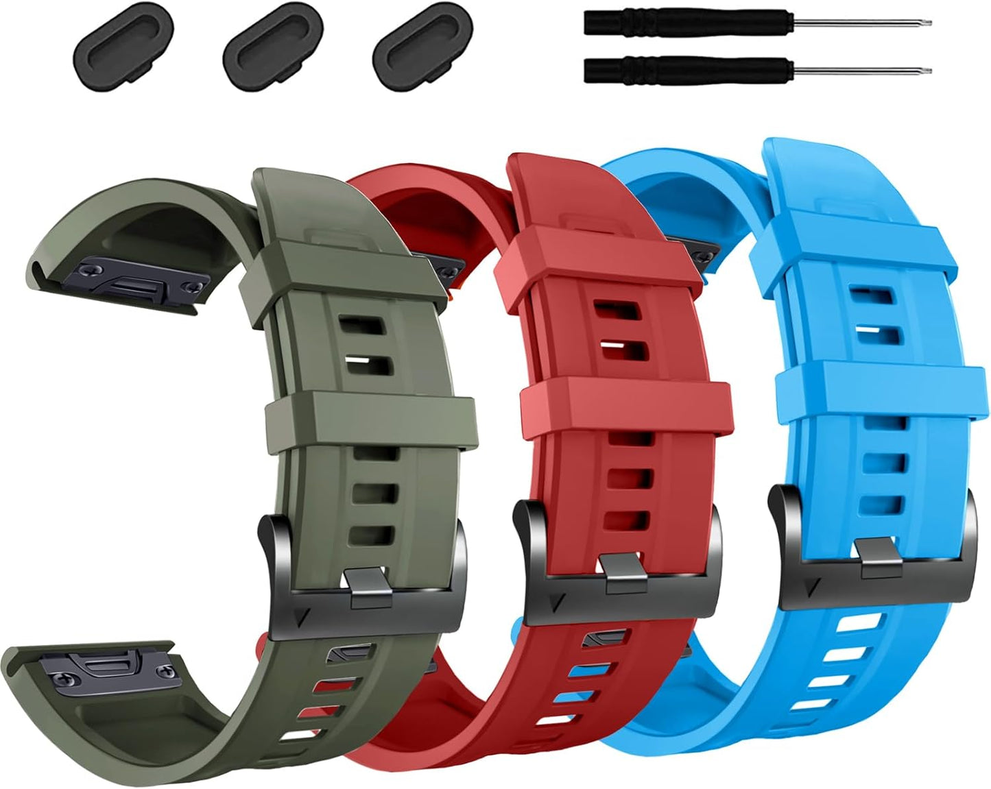 ZPJPPLX 26mm Compatible with Garmin Fenix 8 AMOLED 51mm/7X Pro/6X - image 1