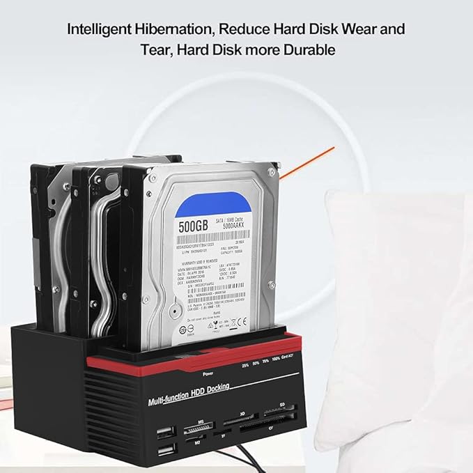 Zopsc USB 3.0 SATA/IDE HDD Docking Station Three-Bay Offline Clone HUB - image 6