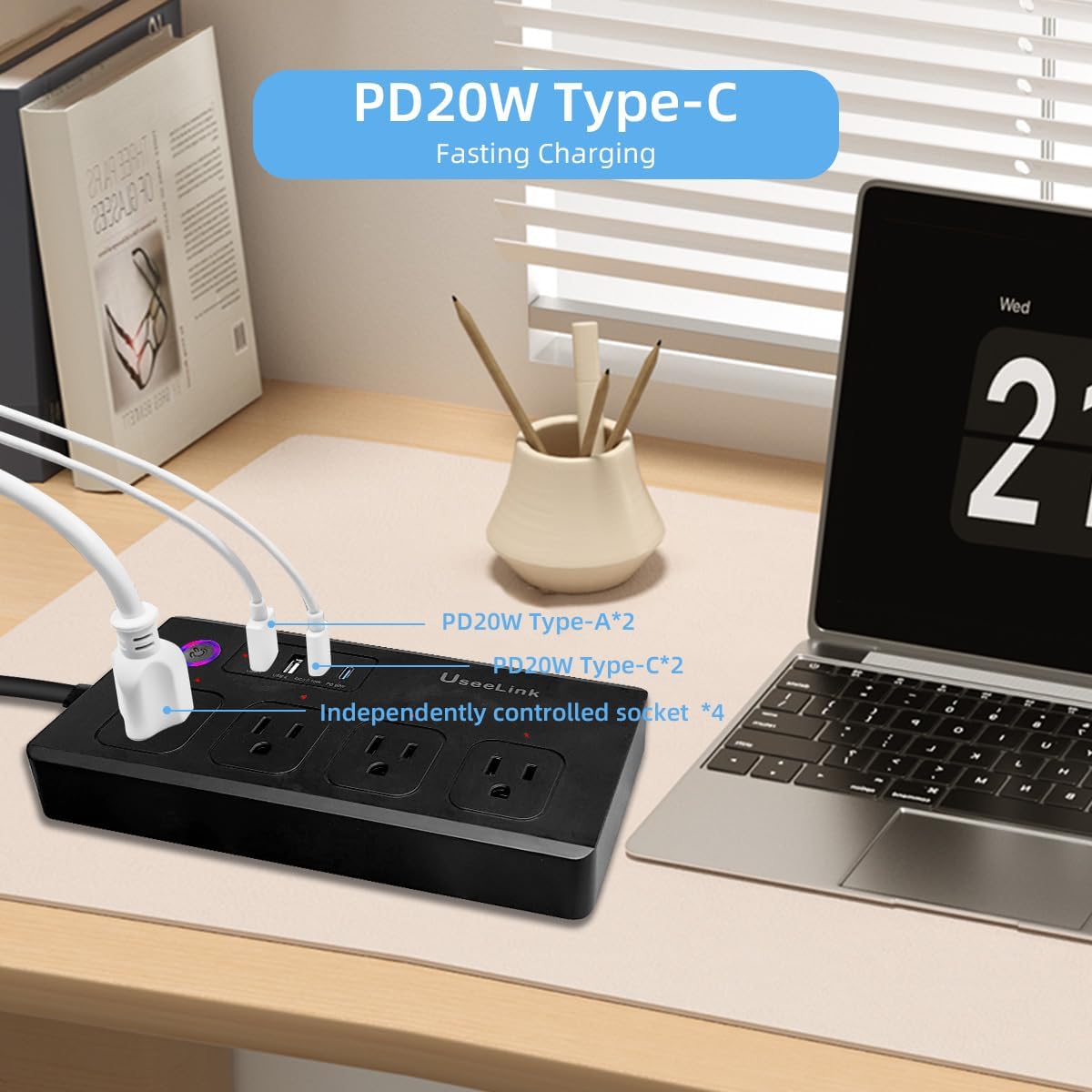 XENON ZigBee Smart Power Strip Surge Protector,Smart Fast Charge - image 6