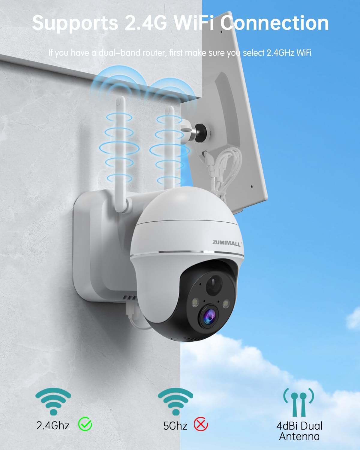 ZUMIMALL Security Cameras Wireless Outdoor - 2 Packs - Everyday Use - image 6