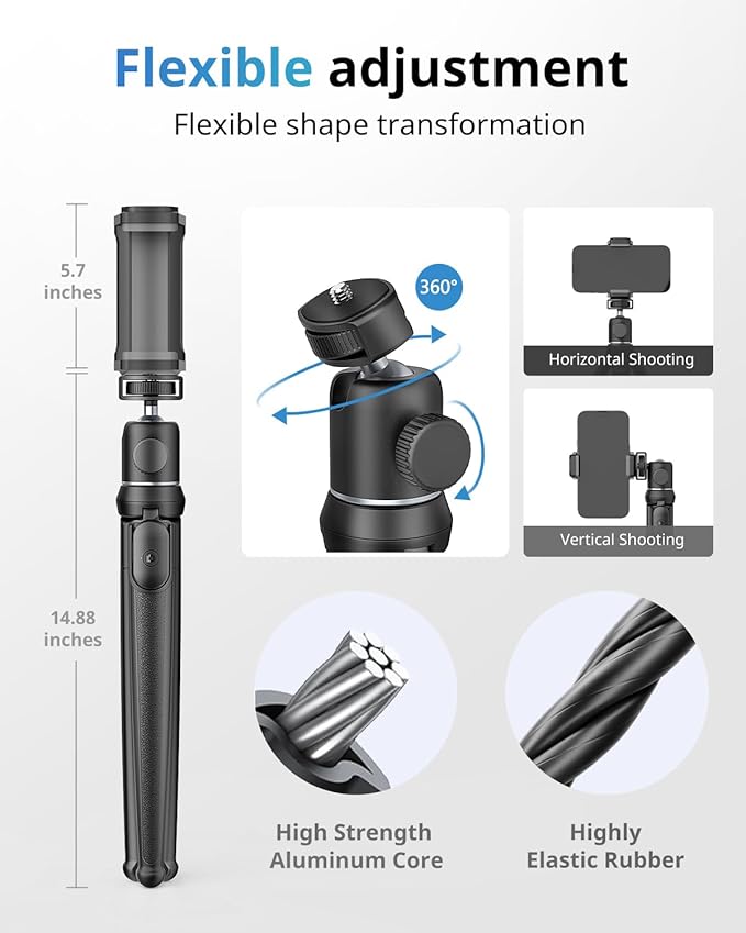 UBeesize Camera Tripod with Remote - image 3