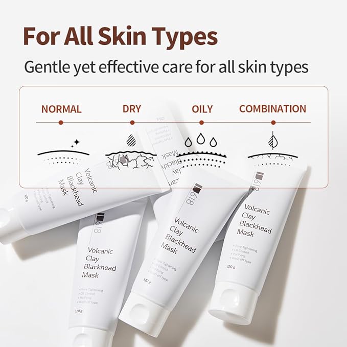 1.618 Korean Clay Mask with Bentonite & Kaolin ??Blackhead Remover - image 5
