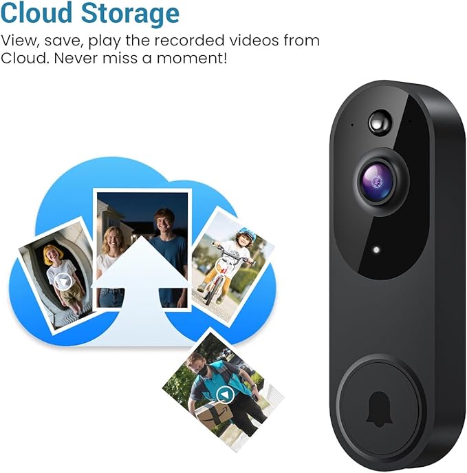 ModeJump 1080P Smart Wireless Video Doorbell Camera, Night Vision - image 5