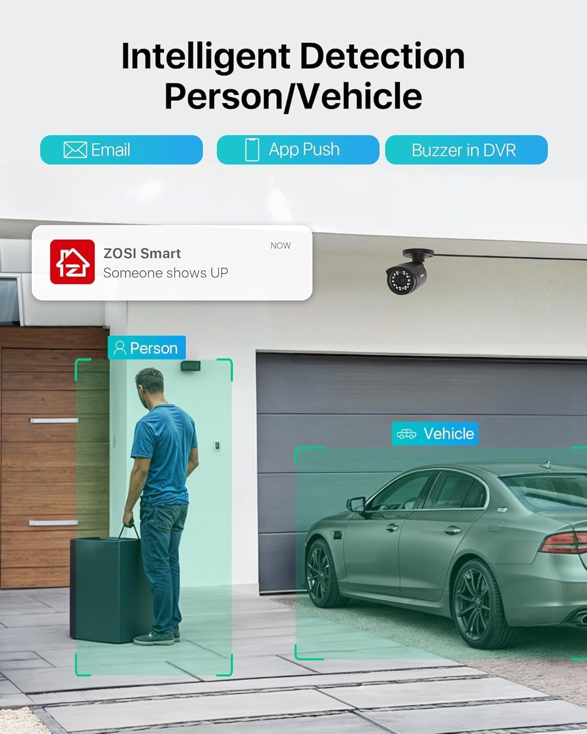 ZOSI 16CH Security Camera System with AI Human Vehicle Detection,16 - image 2