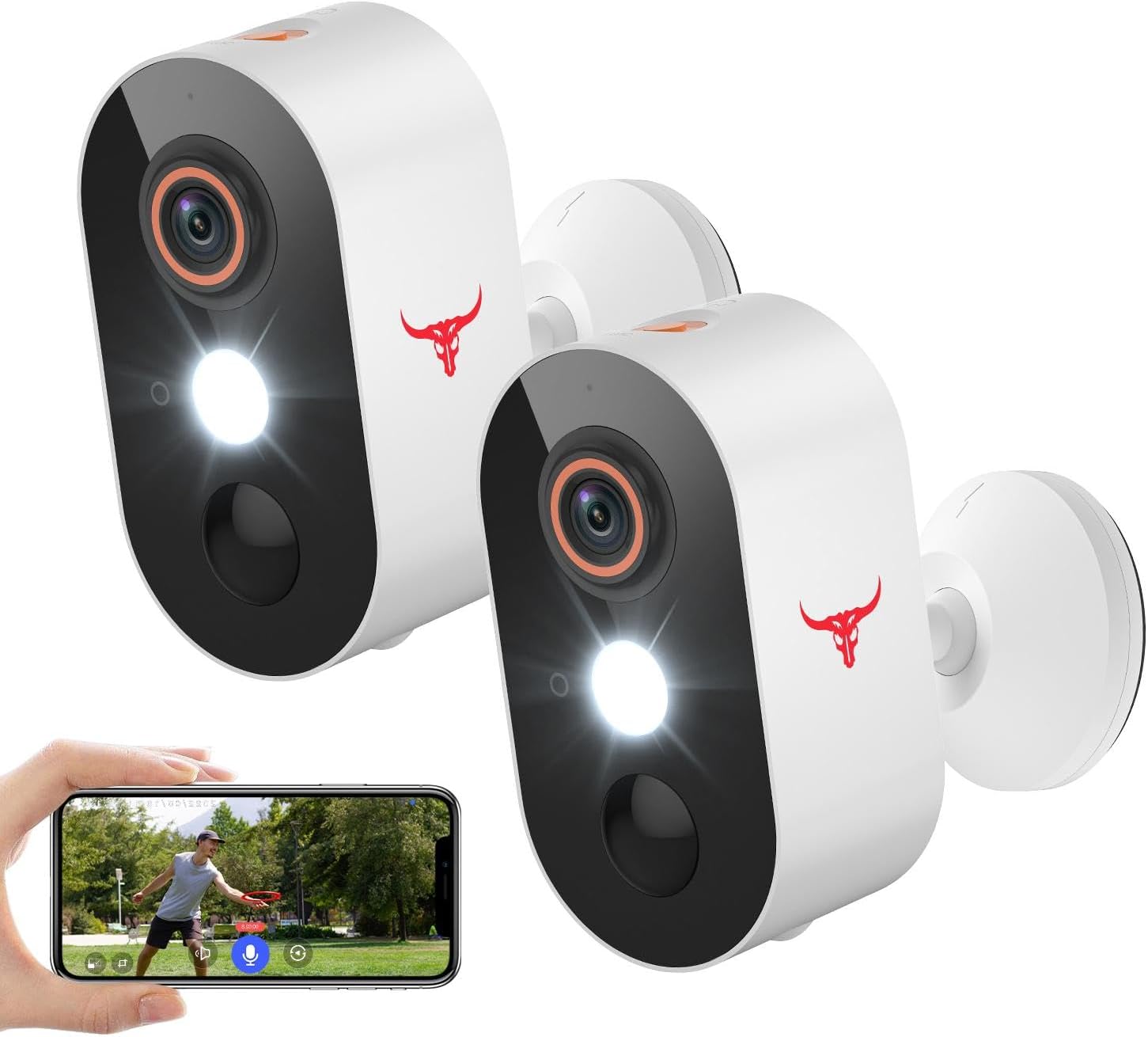 HubFlashy 1080P Outdoor Security Camera Wireless with 2-Way Talk - image 1