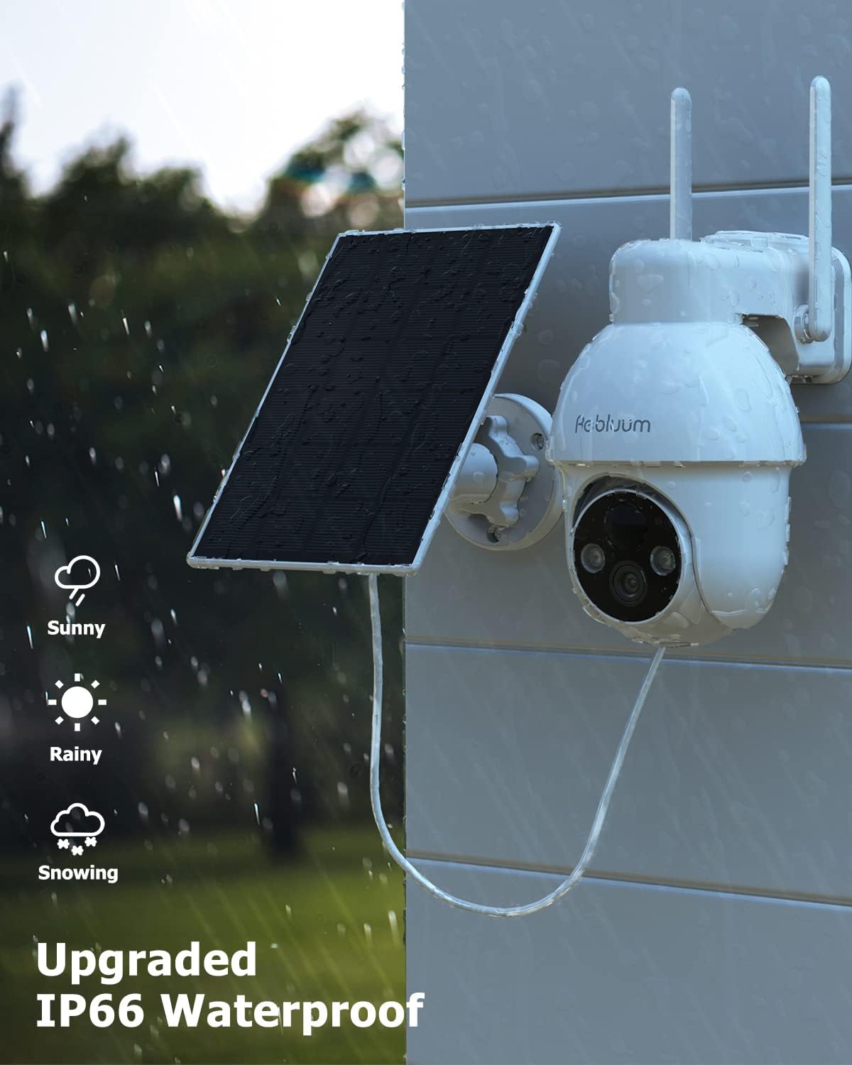 Rebluum 【2K】 Solar Security Cameras Outdoor Wireless - Everyday Use - image 7