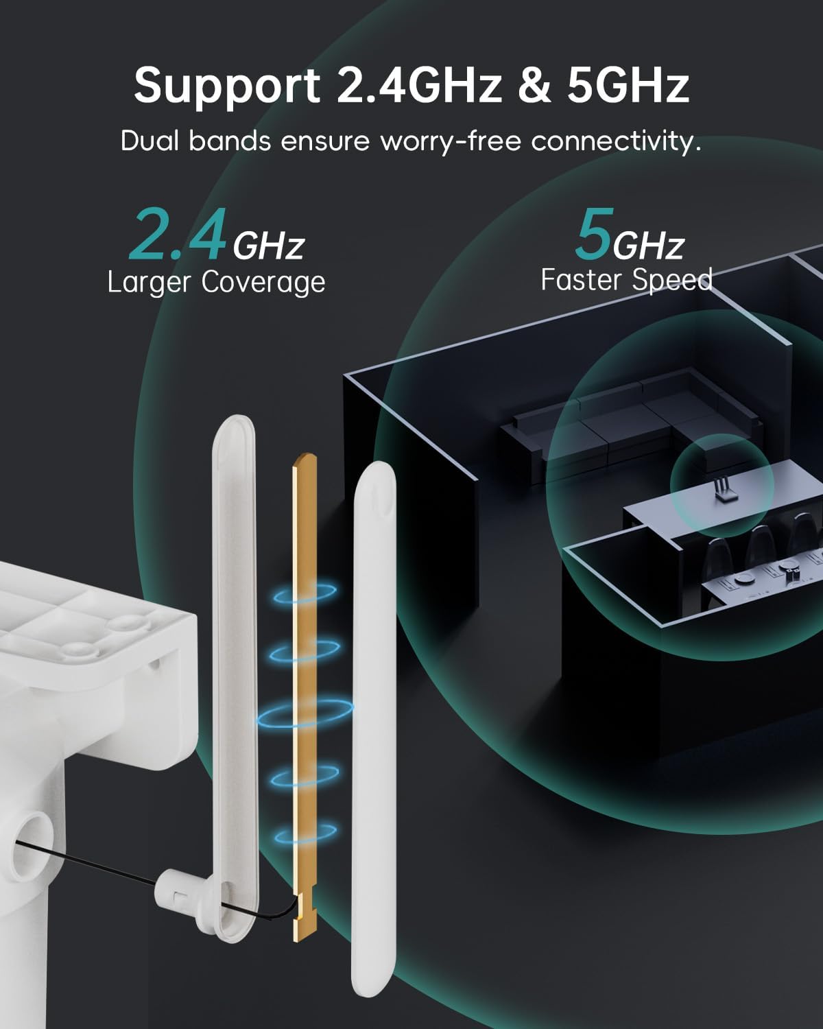 ZUMIMALL 5MP Outdoor Camera Wireless 2-Pack - Comfort & Support - image 4