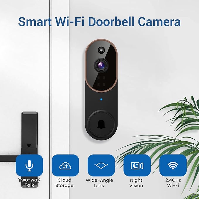 Guggre 1080P Wireless Video Doorbell Camera, AI Human Detection - image 2