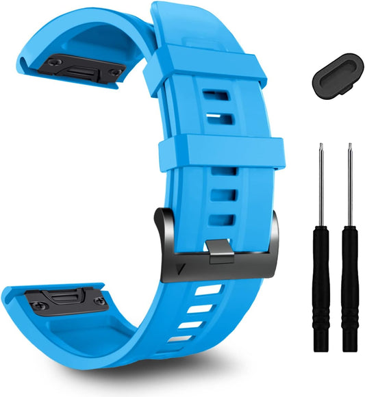 ZPJPPLX 26mm Compatible with Garmin Fenix 8 AMOLED 51mm/7X Pro/6X - image 1