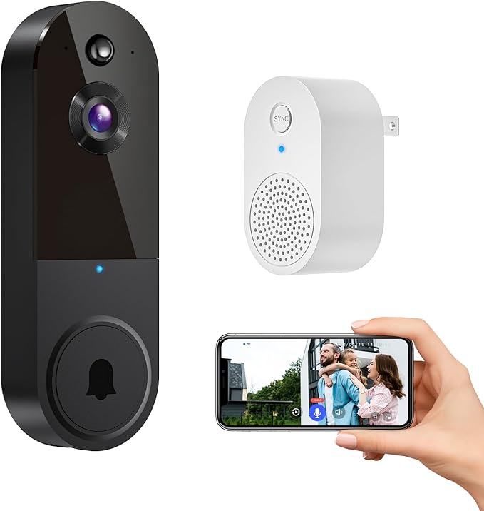 BoldHero 1080p Video Doorbell Camera Wireless - Everyday Use - image 1