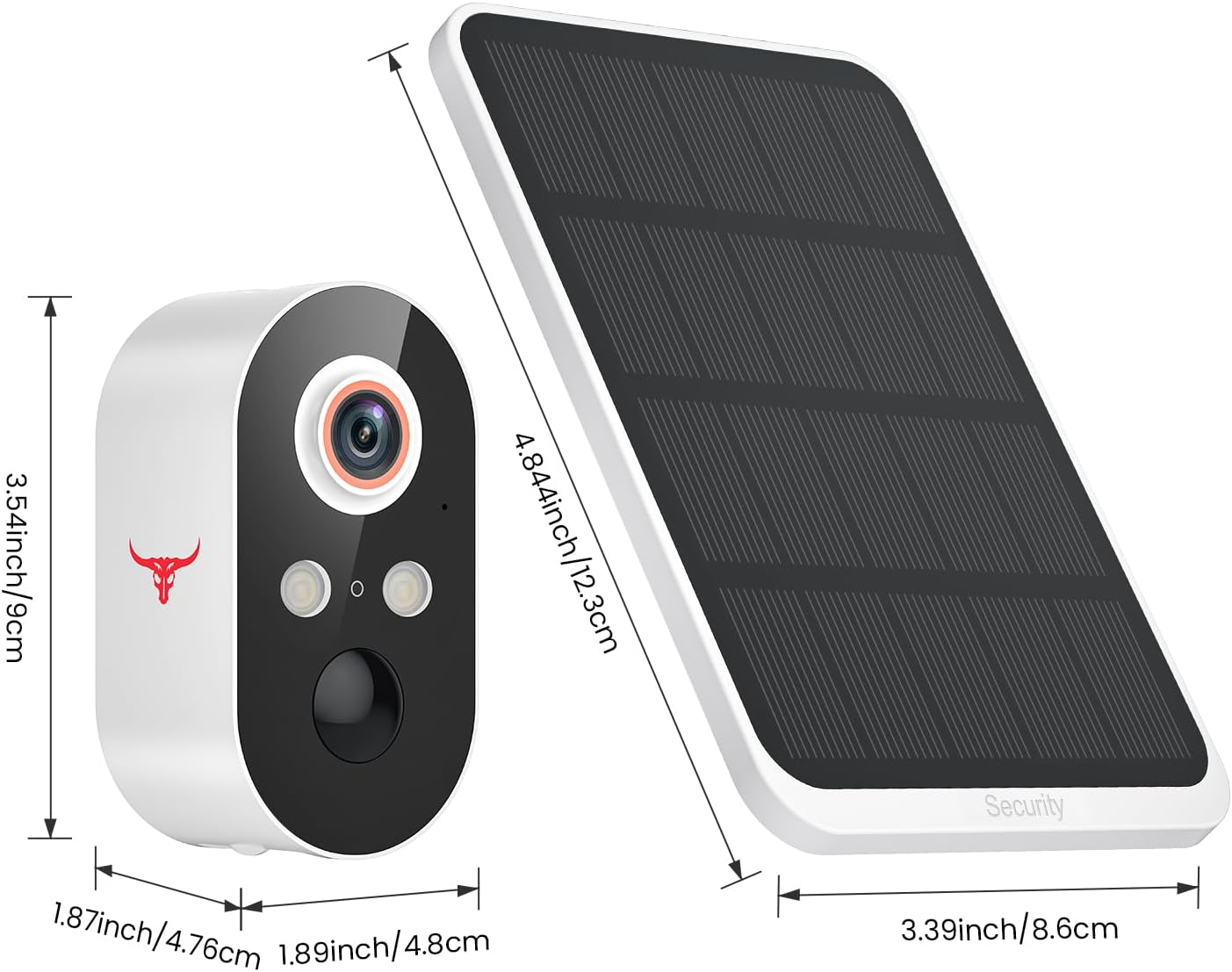 GlowPop 1080p Wireless Security Camera with Solar Panel, AI Human - image 8