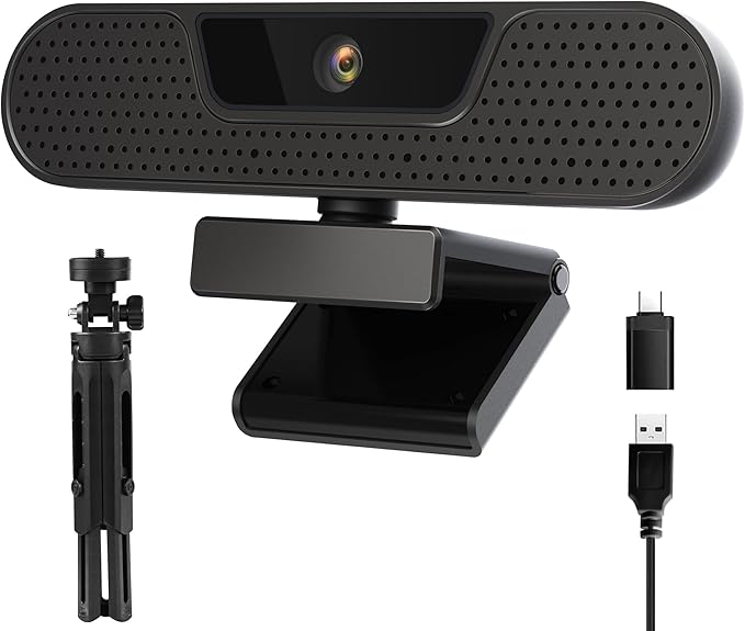 1080P 60FPS Webcam, VIZOLINK FHD computer video camera with 4 - image 1