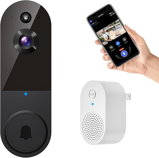 HopeFlex 1080P Smart Wireless Video Doorbell Camera, AI Human - image 1