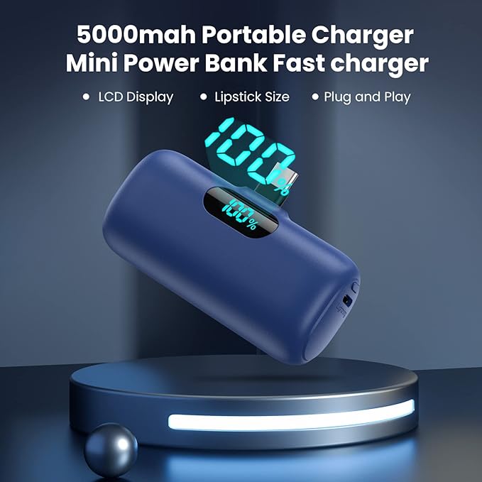 Swyop [2-Pack] Mini Portable Charger 5000mAh Power Bank,3A PD USB C - image 6