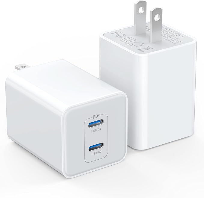 LCGENS [2-Pack] USB C Charger Block 40W - image 1