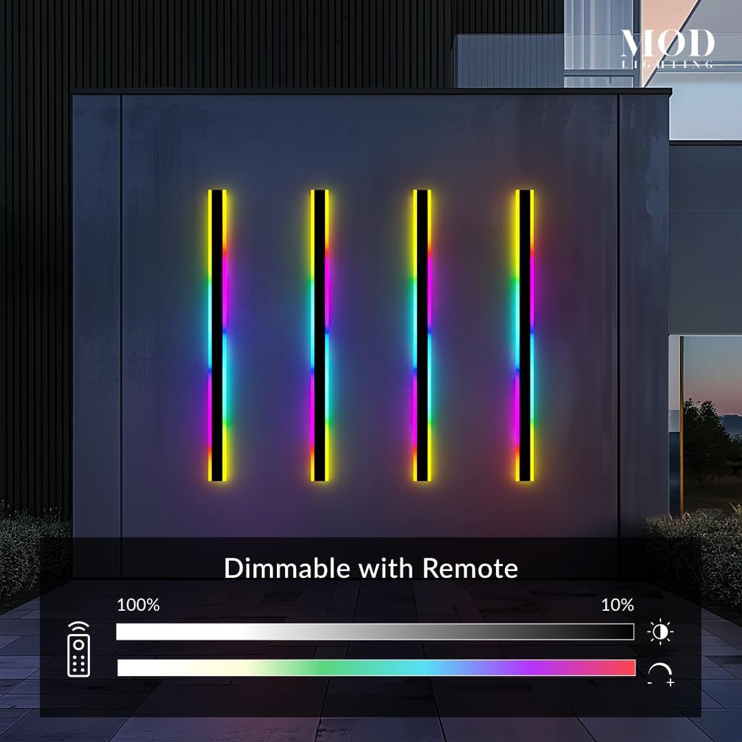 MOD LIGHTING 𝗠𝗢𝗗 𝗟𝗜𝗚𝗛𝗧𝗜𝗡𝗚 Haylen RGB Waterproof Outdoor Wall Lights - image 5