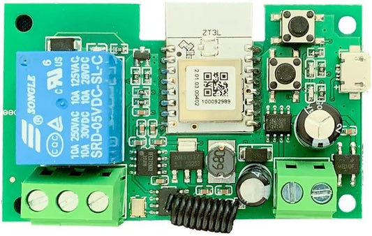 Huacaoe Zigbee 1CH DC 7-32V USB 5V Relay Smart Switch Module， Wireless - image 1