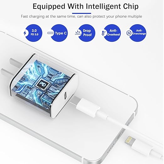 Vagavo 【Apple MFi Certified】Fast Charger iPhone,Fast i Phone Charging - image 3