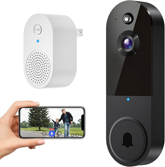 BotMelt 1080P Wireless Video Doorbell Camera with Doorbell Receiver - image 1