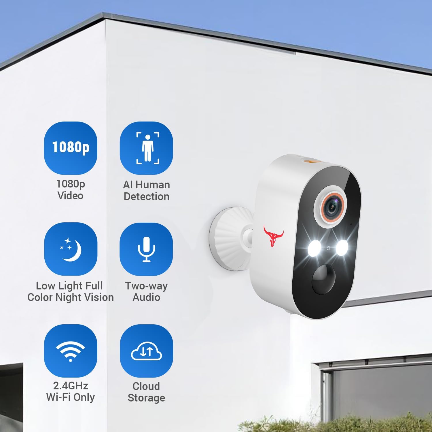 HubFlashy 1080P Outdoor Security Camera Wireless with 2-Way Talk - image 6